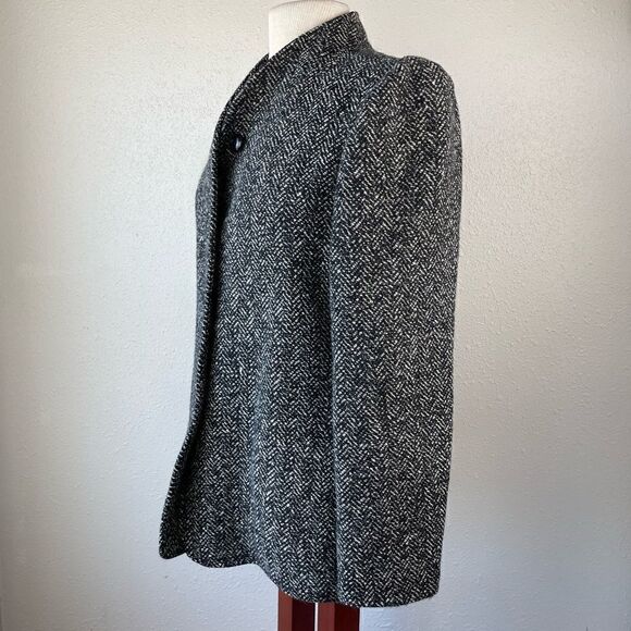 Karen Wool Button Down Jacket Size M EUC - Picture 3 of 9